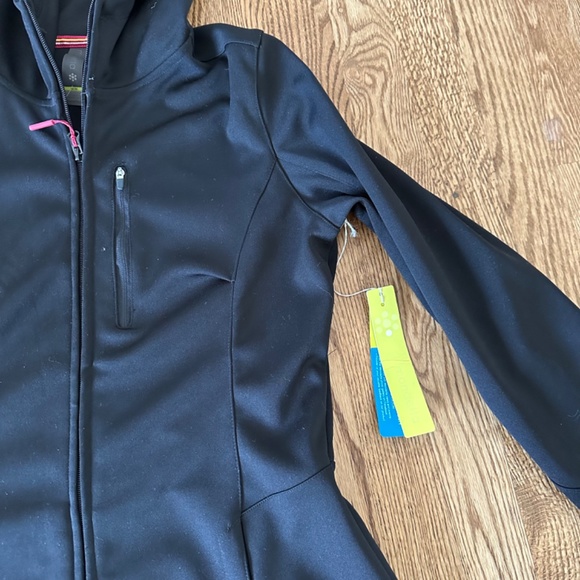 New Mondetta Hooded Long Soft Shell Jacket Women’s Medium - Picture 2 of 4